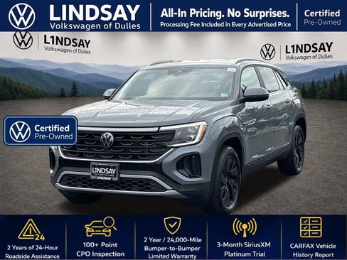 Used 2024 Volkswagen Atlas Cross Sport SE w/ Black Wheel Package AWD/4WD image 4
