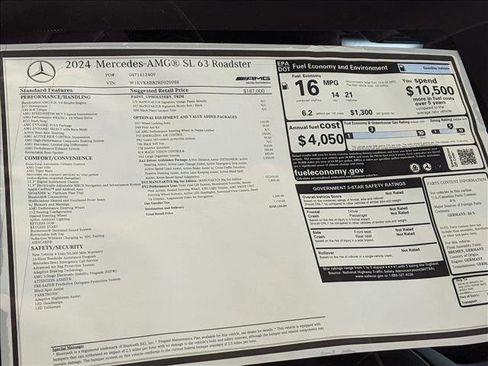 Used 2024 Mercedes-Benz SL 63 AMG 4MATIC image 20
