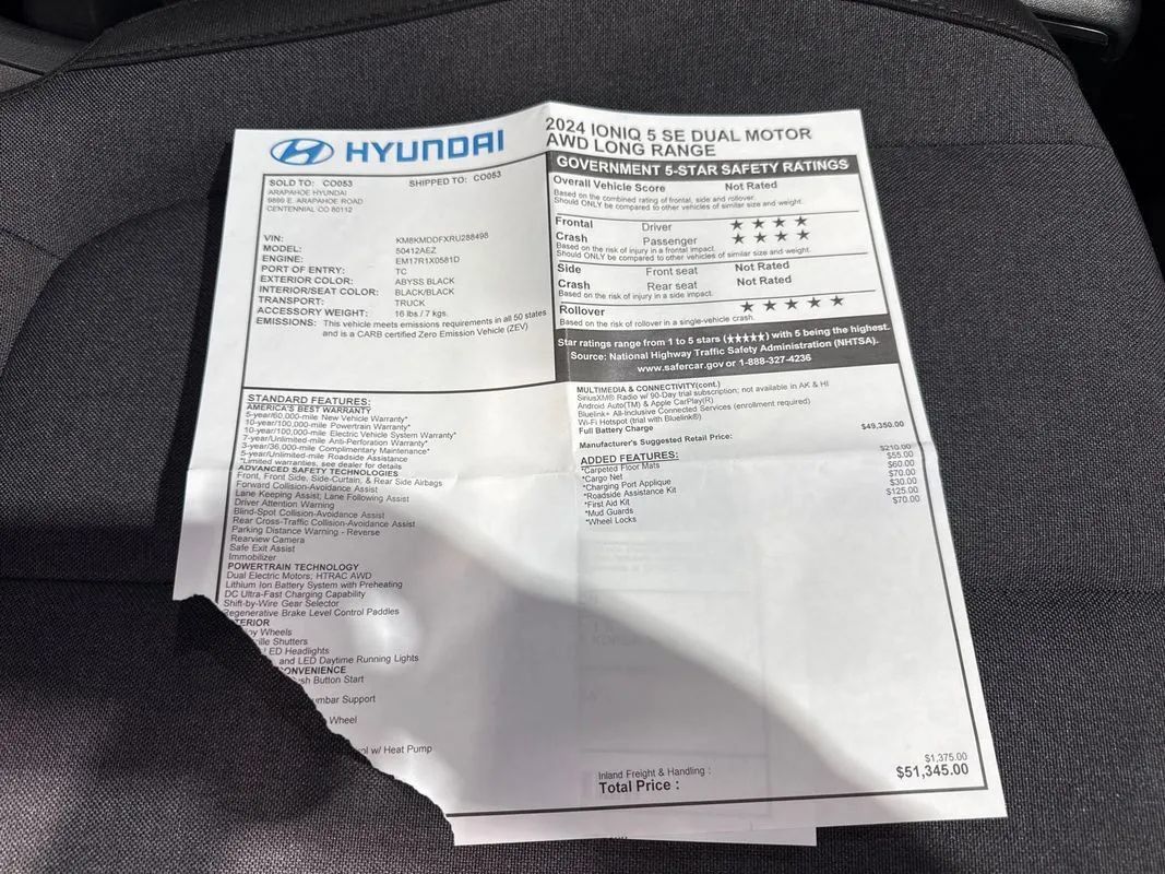 Used 2024 Hyundai Ioniq 5 SE AWD/4WD image 89
