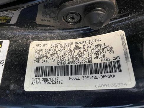Used 2012 Toyota Corolla S image 40