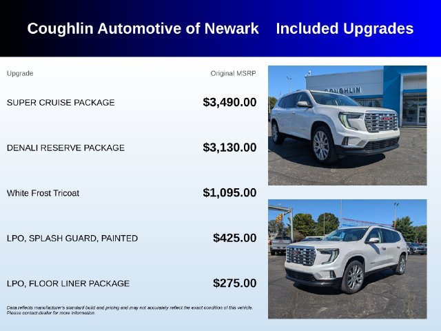 Used 2024 GMC Acadia Denali w/ Super Cruise Package AWD/4WD image 3