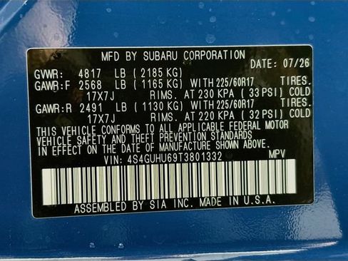 New 2026 Subaru Crosstrek 2.5i Wilderness AWD/4WD image 32