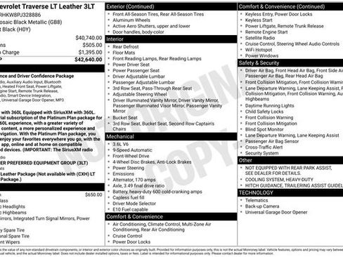 Certified 2023 Chevrolet Traverse LT FWD image 33