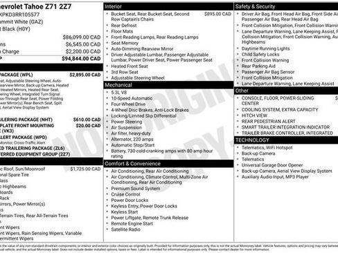 Used 2024 Chevrolet Tahoe Z71 w/ Luxury Package image 24