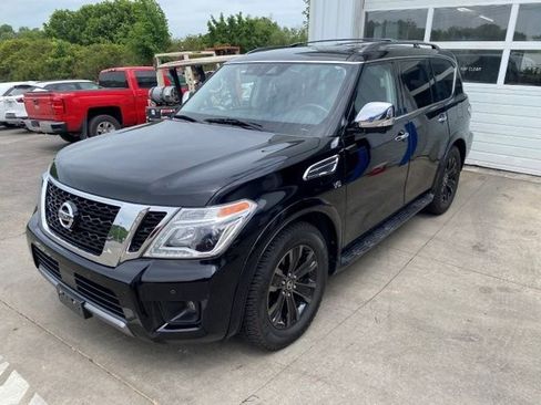 Used 2020 Nissan Armada Platinum w/ Captain's Chairs Package AWD/4WD image 1