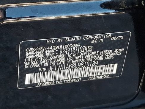 Used 2020 Subaru WRX AWD/4WD image 27