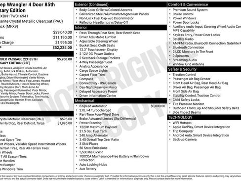 New 2026 Jeep Wrangler Unlimited Sport AWD/4WD image 6