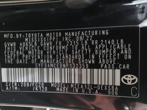 Used 2022 Toyota Corolla SE image 33