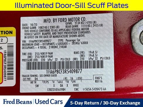 Used 2024 Ford Mustang GT Premium RWD image 37