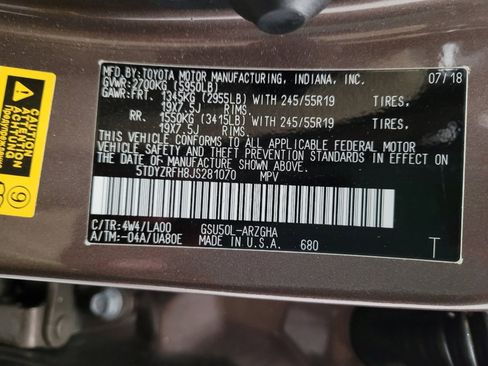 Used 2018 Toyota Highlander Limited Platinum FWD image 33