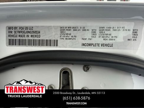 Used 2022 RAM 3500 Tradesman w/ Chrome Appearance Group image 20