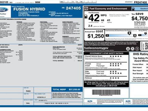 Used 2015 Ford Fusion Titanium FWD image 1