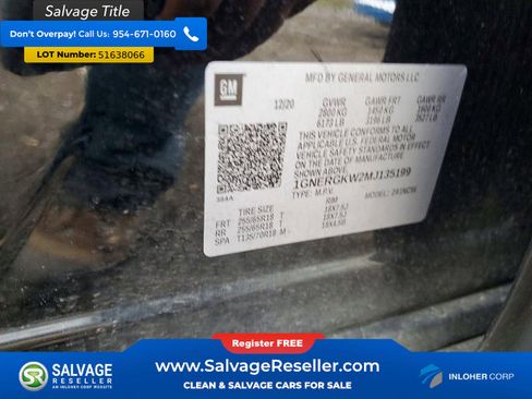 Used 2021 Chevrolet Traverse LT FWD image 16