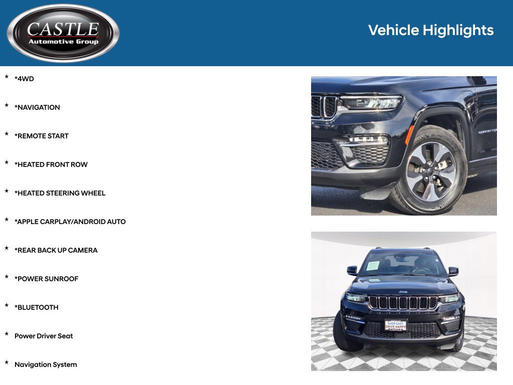 Used 2024 Jeep Grand Cherokee Limited 4xe AWD/4WD image 3