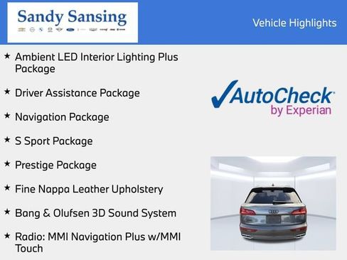 Used 2018 Audi SQ5 Prestige w/ Prestige Package AWD/4WD image 7