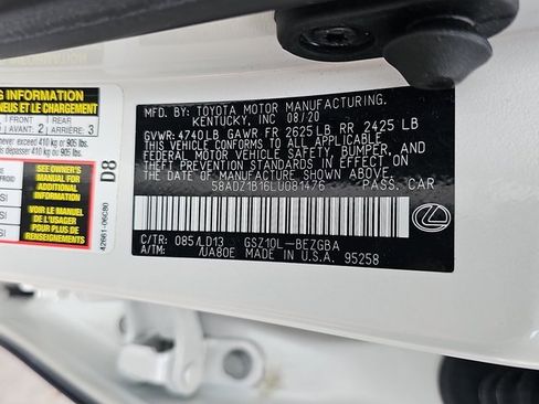 Certified 2020 Lexus ES 350 w/ Premium Package image 33