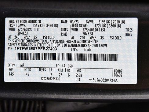 Used 2023 Ford F150 XLT w/ Equipment Group 302A High AWD/4WD image 17
