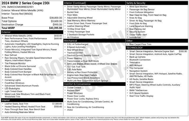Used 2024 BMW 230i Coupe RWD image 11