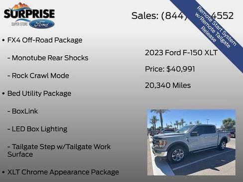 Used 2023 Ford F150 XLT w/ Equipment Group 302A High AWD/4WD image 25