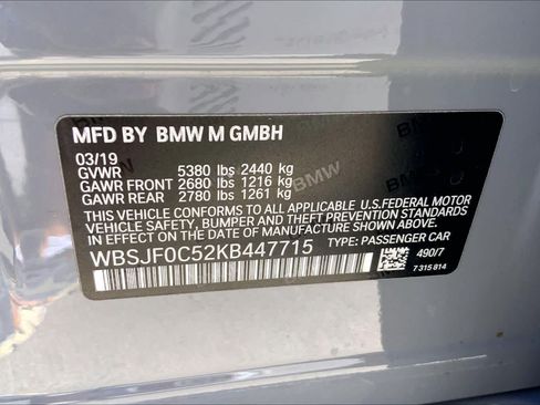 Used 2019 BMW M5 w/ Executive Package AWD/4WD image 35