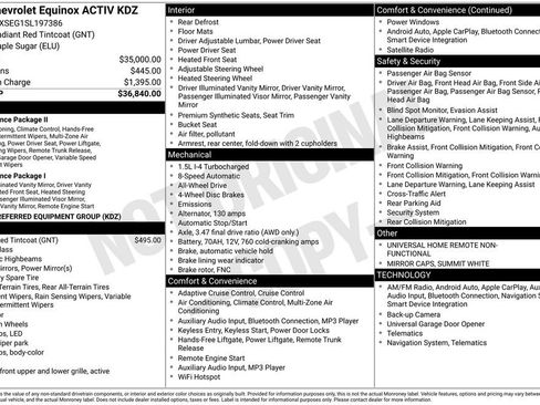 Used 2025 Chevrolet Equinox ACTIV image 10