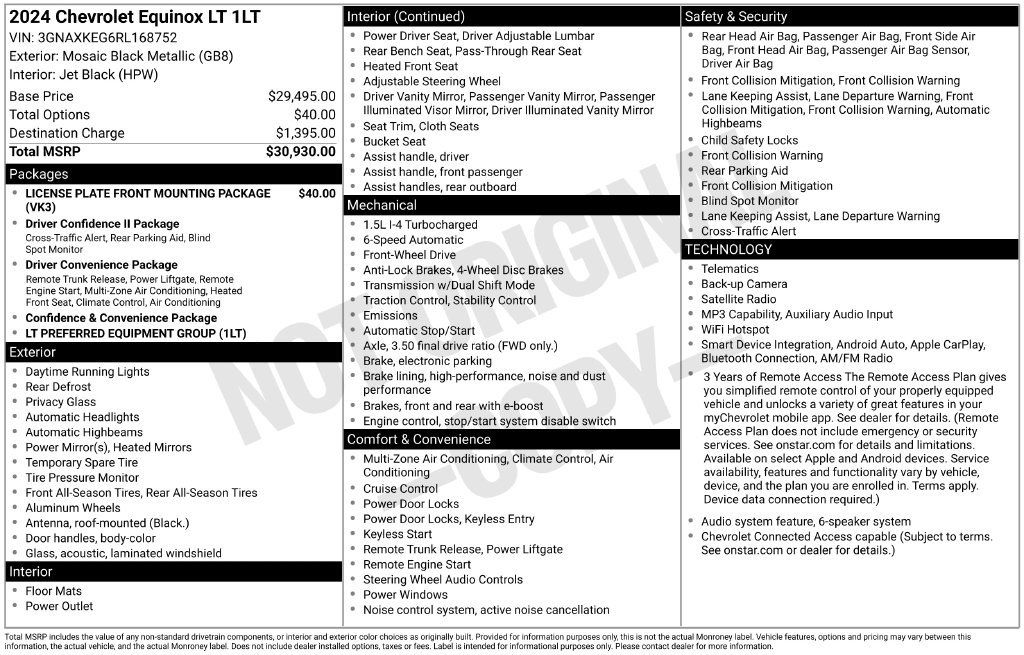 Certified 2024 Chevrolet Equinox LT FWD image 12
