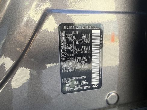 Certified 2024 INFINITI QX80 Premium Select w/ Cargo Package image 28