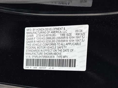 Certified 2024 Honda Odyssey Sport image 43