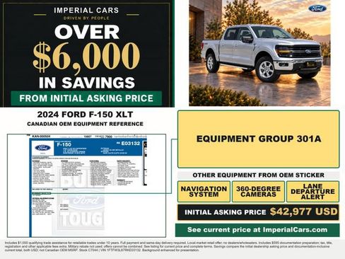 Used 2024 Ford F150 XLT AWD/4WD image 3