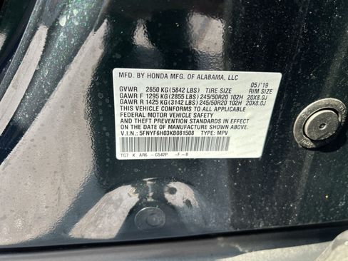 Used 2019 Honda Pilot Elite image 29