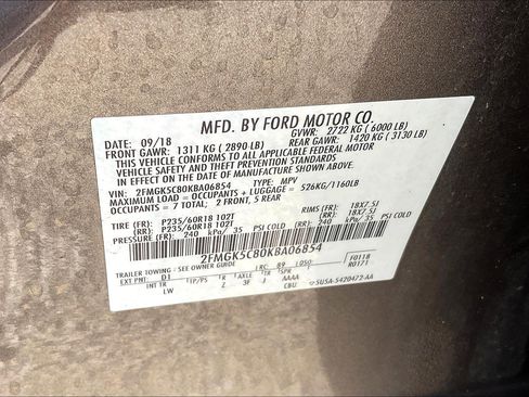 Used 2019 Ford Flex SEL w/ Equipment Group 202A image 37