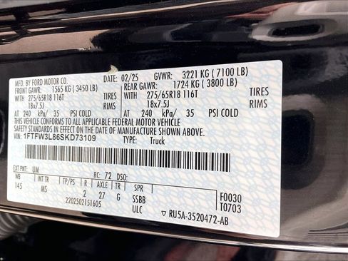 Used 2025 Ford F150 XLT w/ Equipment Group 301A Standard AWD/4WD image 36