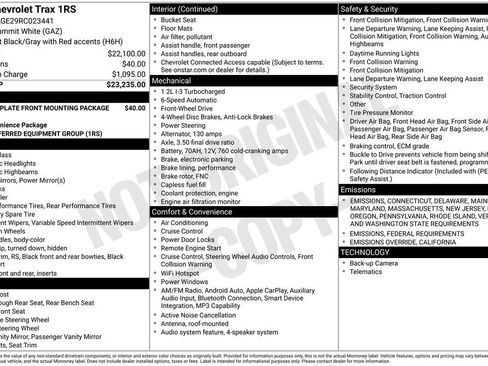 Used 2024 Chevrolet Trax RS image 20