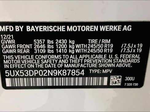 Used 2022 BMW X3 xDrive30i w/ Convenience Package image 36