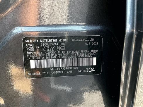 Used 2024 Mitsubishi Mirage G4 SE FWD image 34