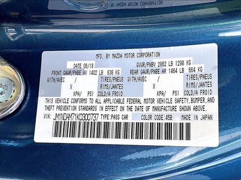 Used 2019 MAZDA MX-5 Miata RF Grand Touring RWD image 23