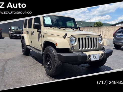 Used 2017 Jeep Wrangler Unlimited Sahara w/ Connectivity Group AWD/4WD image 1