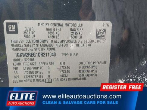 Used 2012 GMC Yukon XL 2500 SLT image 17