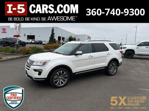 Used 2018 Ford Explorer Platinum AWD/4WD image 1