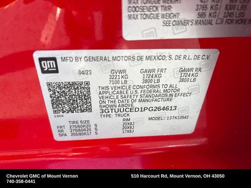 Used 2023 GMC Sierra 1500 Elevation w/ X31 Off-Road Package image 27