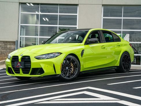 Used 2021 BMW M3 Competition w/ M Carbon Exterior Package RWD image 2