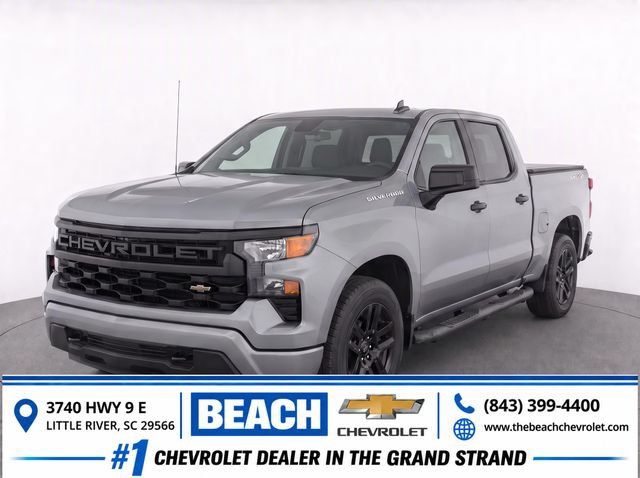 Used 2025 Chevrolet Silverado 1500 Custom AWD/4WD image 1
