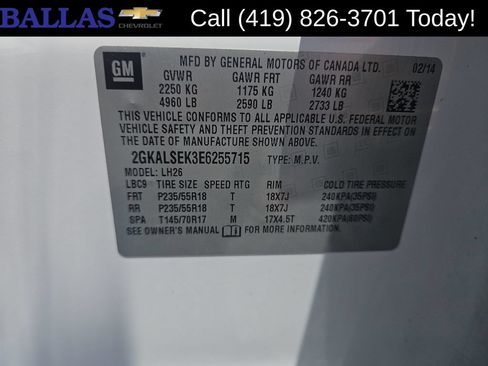 Certified 2014 GMC Terrain SLT w/ Chrome Appearance Package FWD image 34