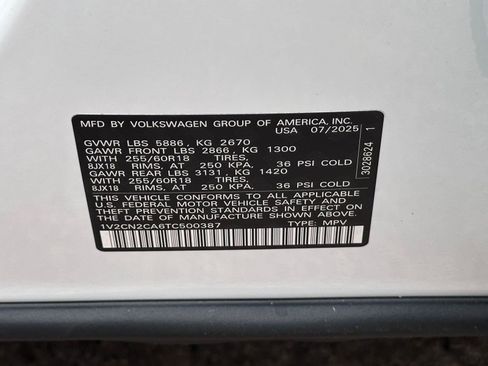 New 2026 Volkswagen Atlas Peak Edition image 19