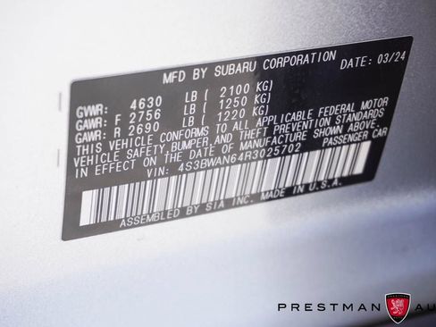 Used 2024 Subaru Legacy Limited AWD/4WD image 24