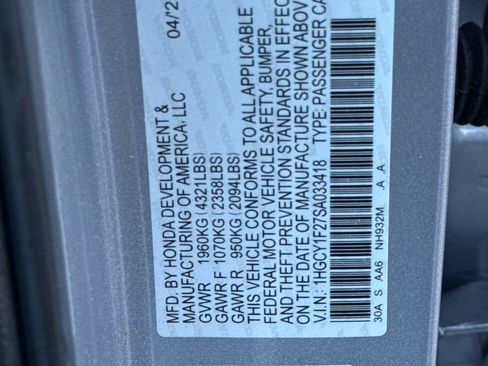 Used 2025 Honda Accord LX image 27