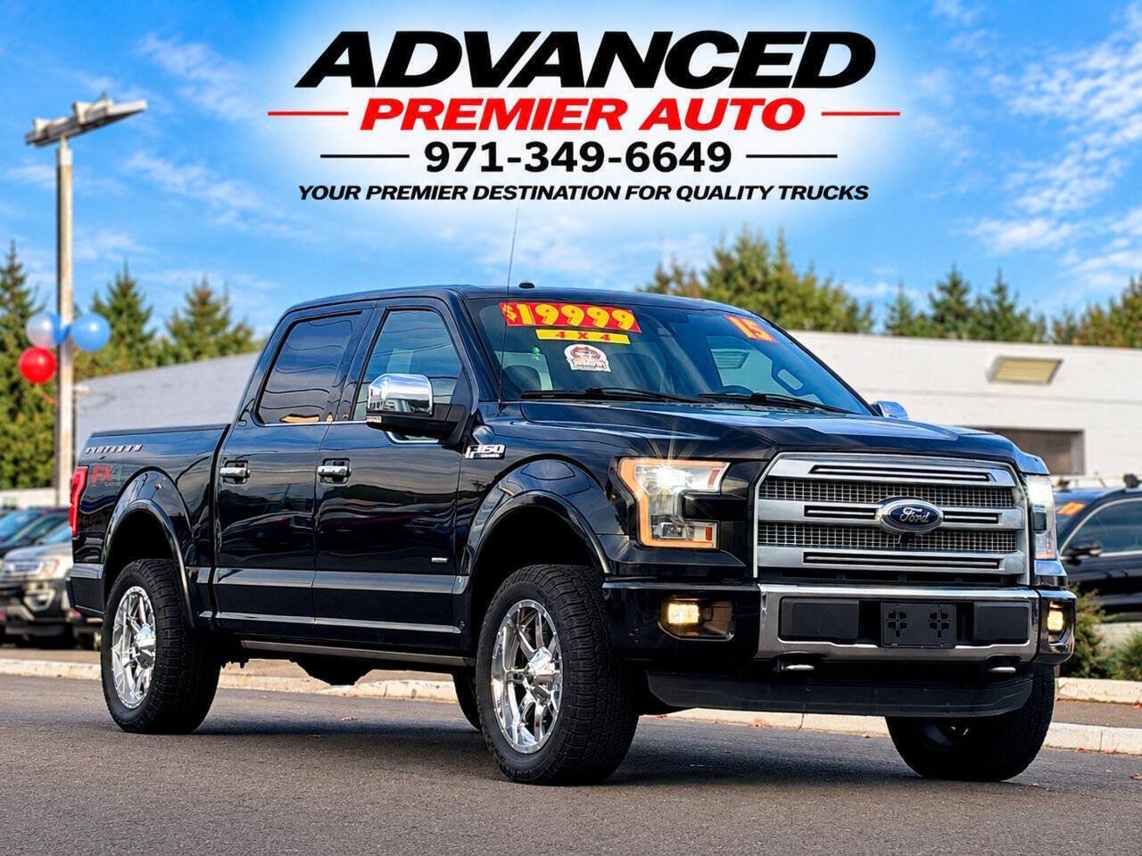 Used 2015 Ford F150 Platinum w/ Equipment Group 701A Luxury AWD/4WD image 1