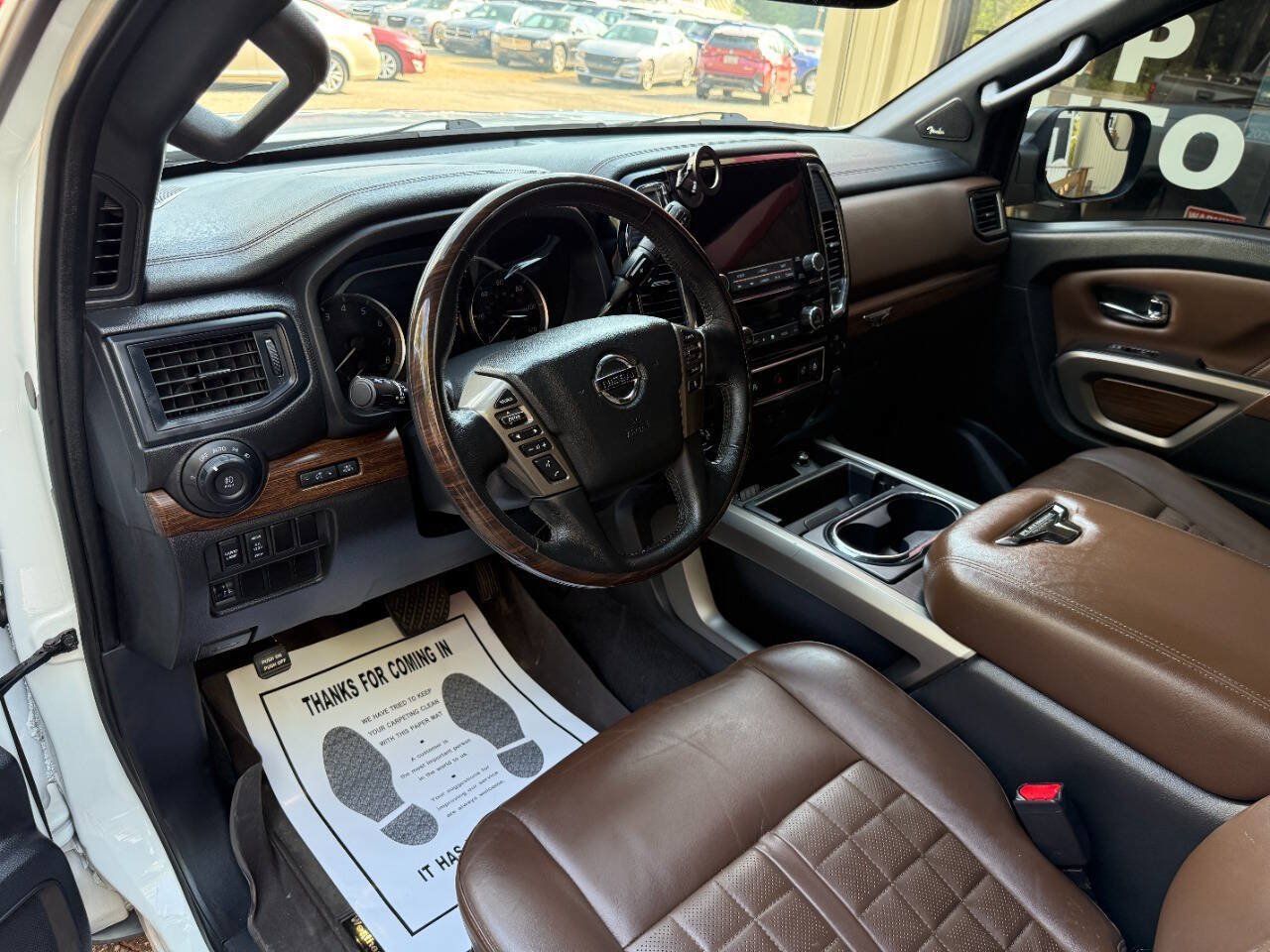 Used 2021 Nissan Titan Platinum Reserve w/ Moonroof Package AWD/4WD image 14