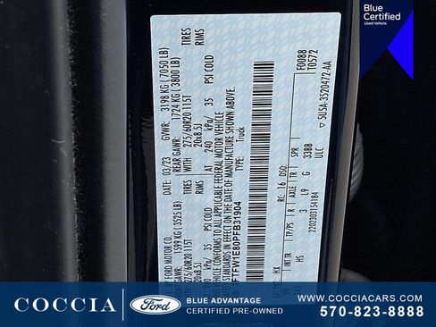 Certified 2023 Ford F150 Lariat w/ Equipment Group 502A High AWD/4WD image 26