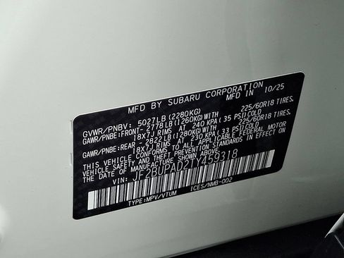 Used 2026 Subaru Outback Premium AWD/4WD image 26